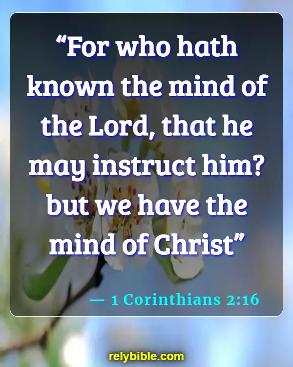 Bible verses About Memory (1 Corinthians 2:16)