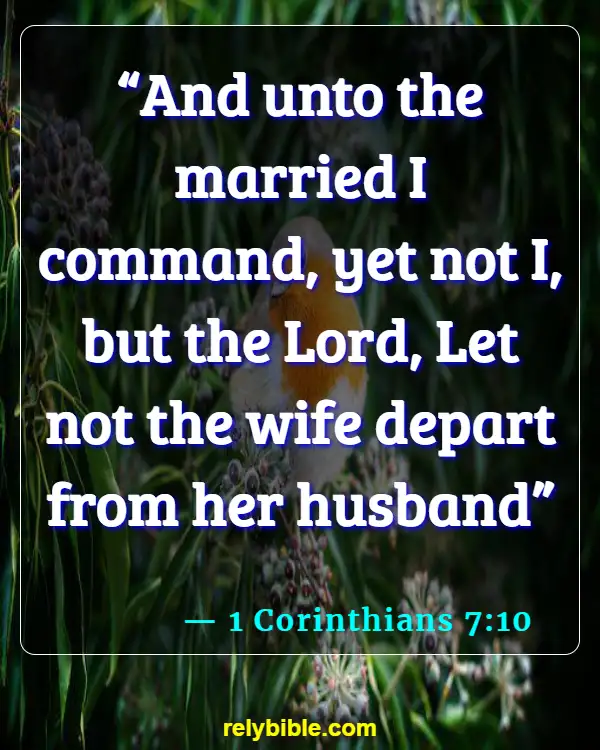 Bible Verse (1 Corinthians 7:10)
