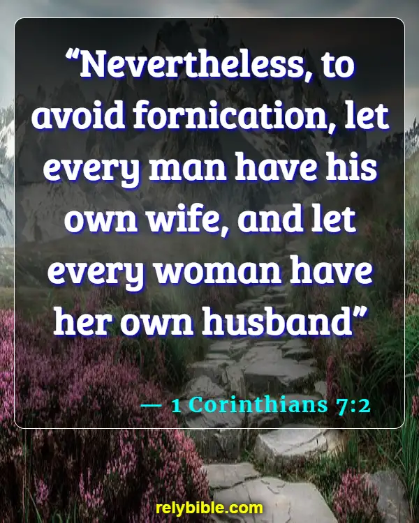 Bible verses About Waiting Until Marriage (1 Corinthians 7:2)