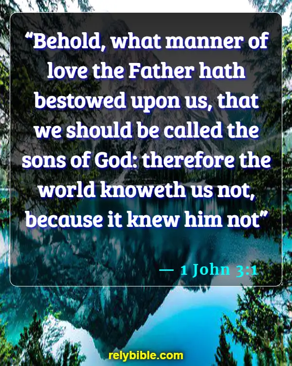 Bible verses About Being Chosen By God (1 John 3:1)