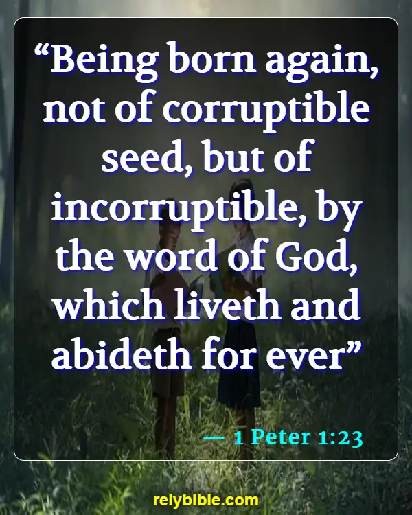 Bible Verse (1 Peter 1:23)