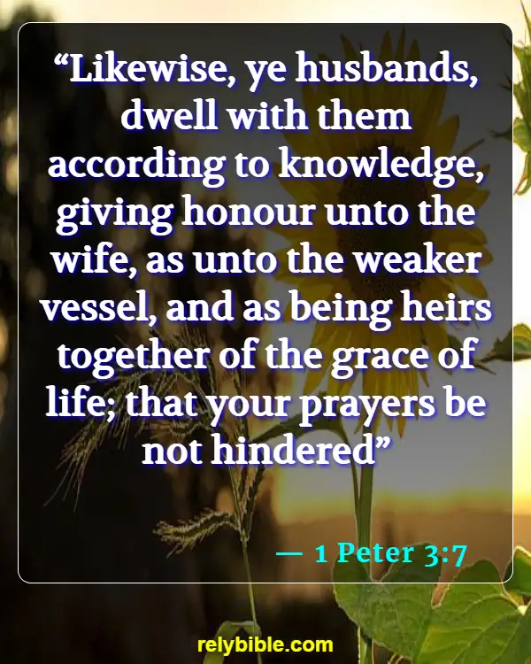 Bible verses About Wives Submitting (1 Peter 3:7)
