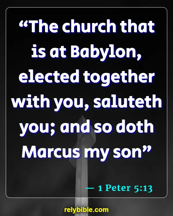 Bible Verse (1 Peter 5:13)