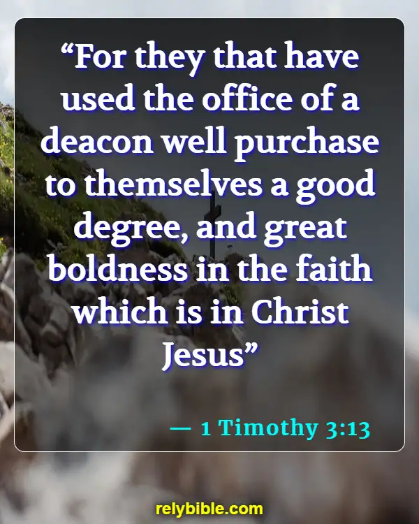 Bible Verse (1 Timothy 3:13)