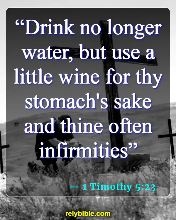 Bible verses About Smoking (1 Timothy 5:23)