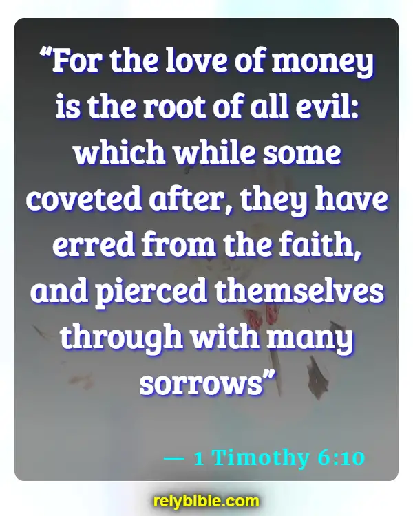 Bible Verse (1 Timothy 6:10)