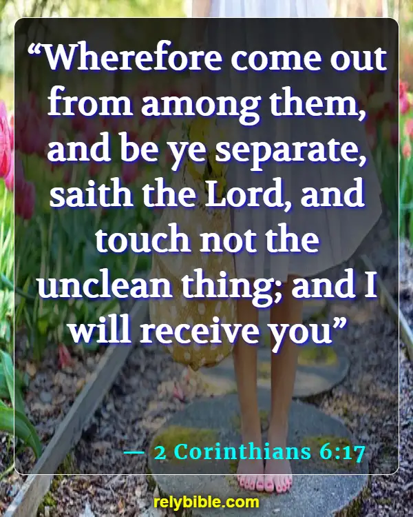 Bible Verse (2 Corinthians 6:17)
