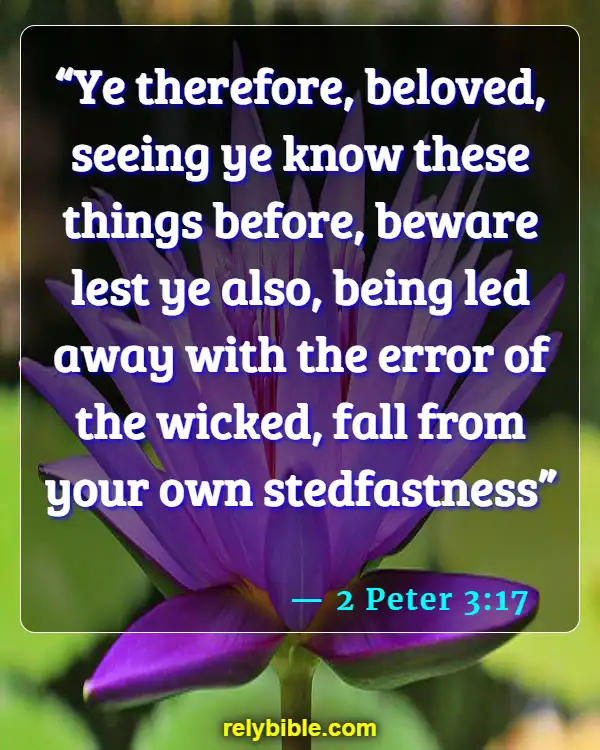 Bible Verse (2 Peter 3:17)
