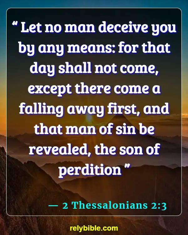 Bible Verse (2 Thessalonians 2:3)