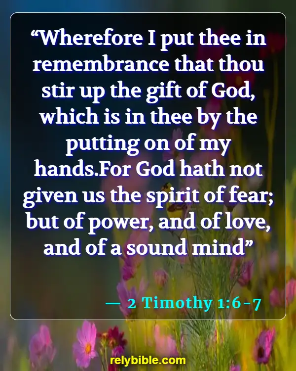 Bible verses About Hands (2 Timothy 1:6)