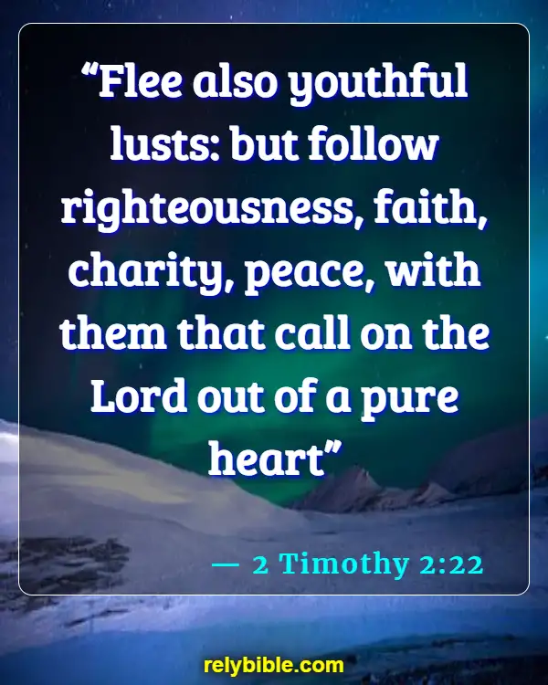 Bible verses About Running (2 Timothy 2:22)