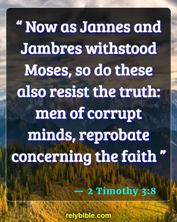 Bible Verse (2 Timothy 3:8)