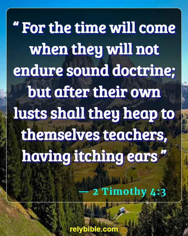 Bible Verse (2 Timothy 4:3)