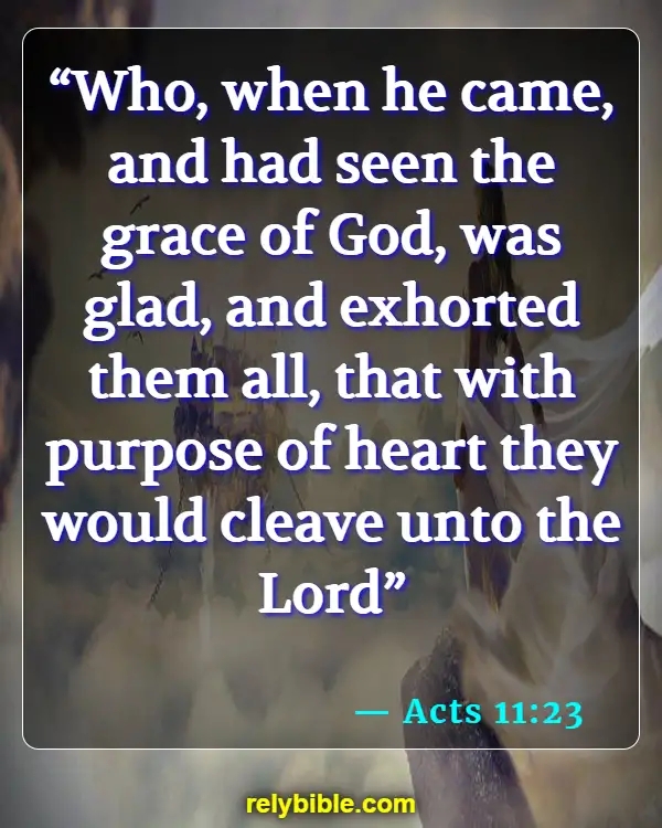 Bible Verse (Acts 11:23)