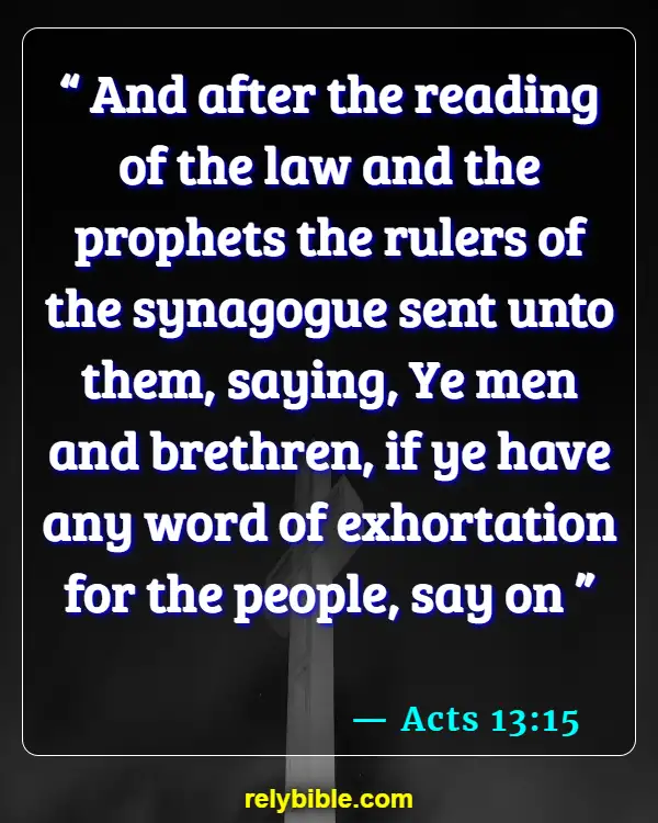 Bible Verse (Acts 13:15)