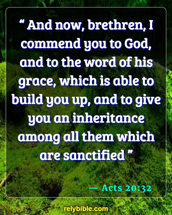 Bible verses About Destiny (Acts 20:32)