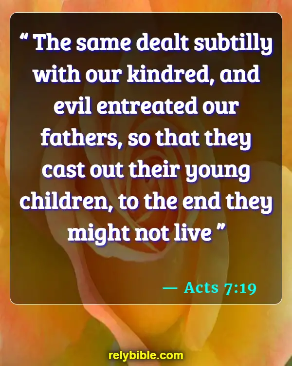 Bible Verse (Acts 7:19)