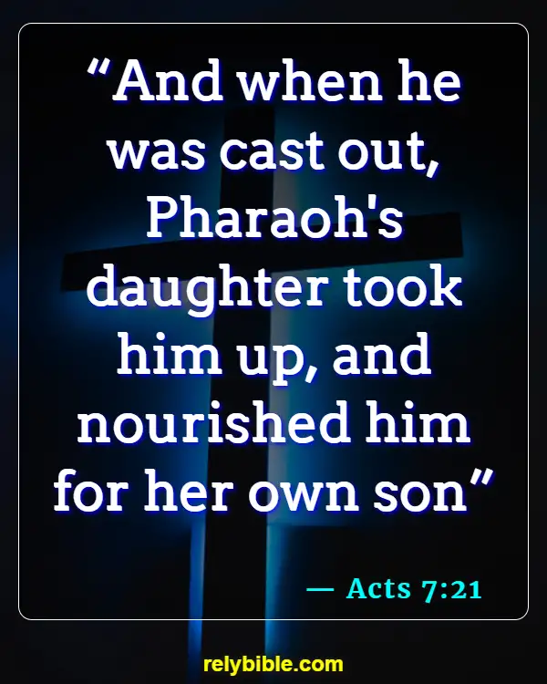 Bible Verse (Acts 7:21)
