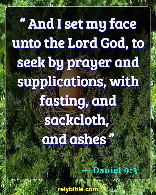 Bible verses About Ashes (Daniel 9:3)