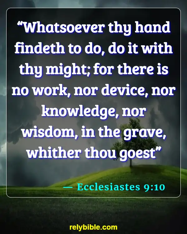Bible Verse (Ecclesiastes 9:10)