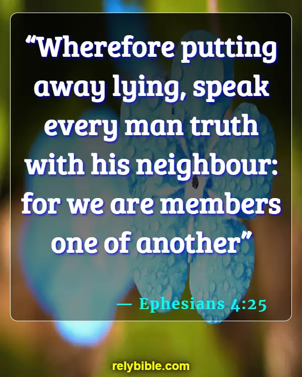 Bible verses About Speech (Ephesians 4:25)