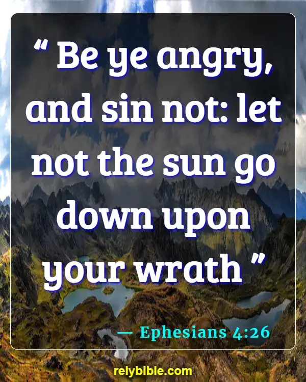 Bible verses About Abuse (Ephesians 4:26)