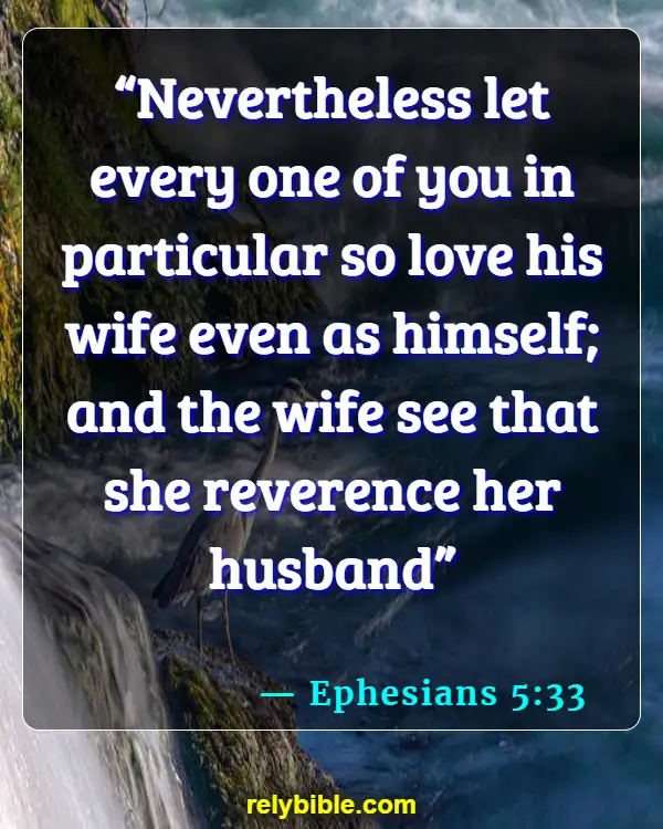 Bible verses About Wearing Jewelry (Ephesians 5:33)