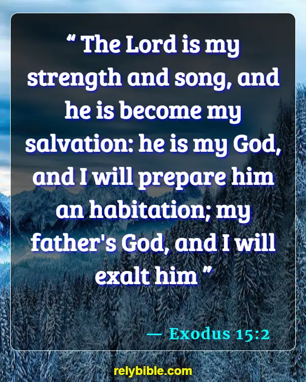 Bible verses About Healthy Body (Exodus 15:2)