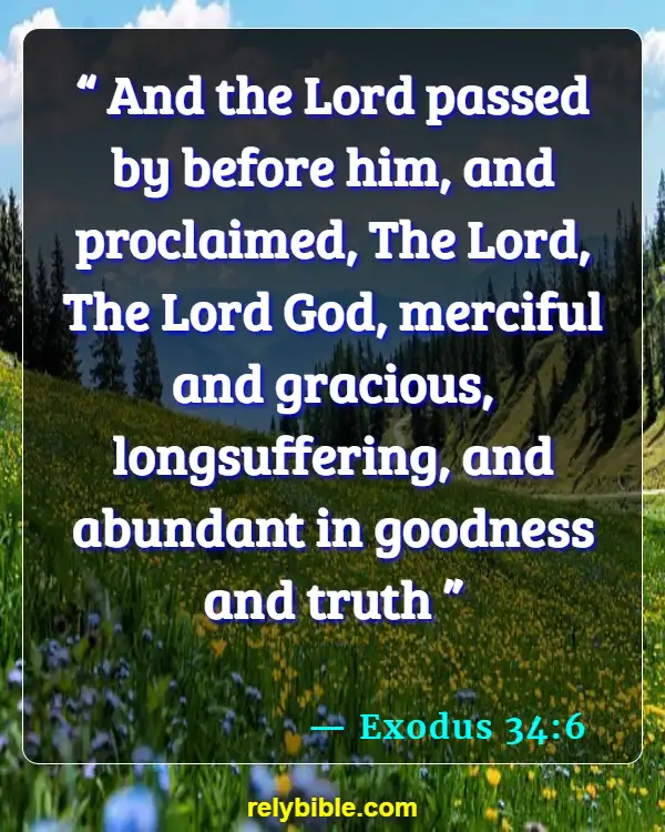 Bible verses About Being Chosen By God (Exodus 34:6)
