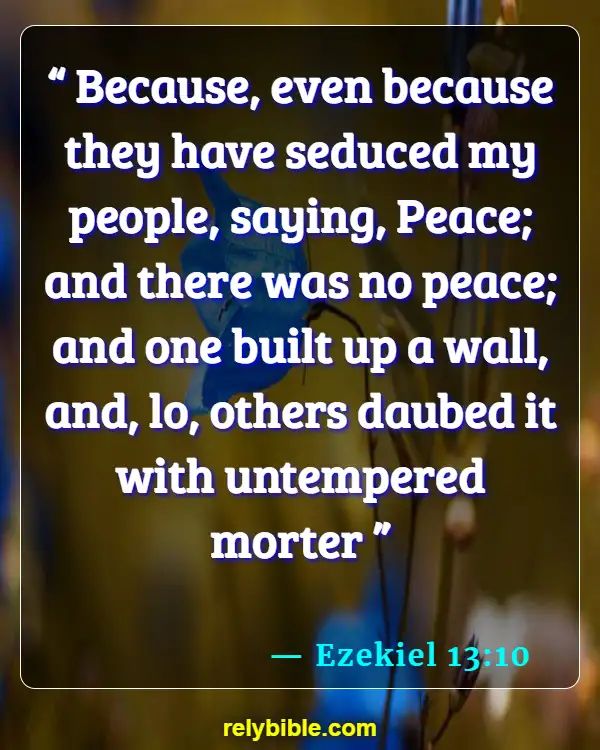 Bible Verse (Ezekiel 13:10)