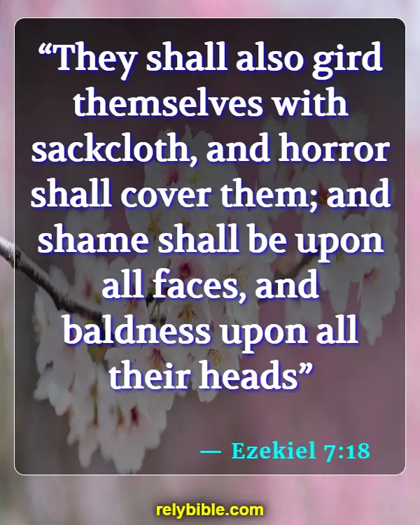 Bible Verse (Ezekiel 7:18)