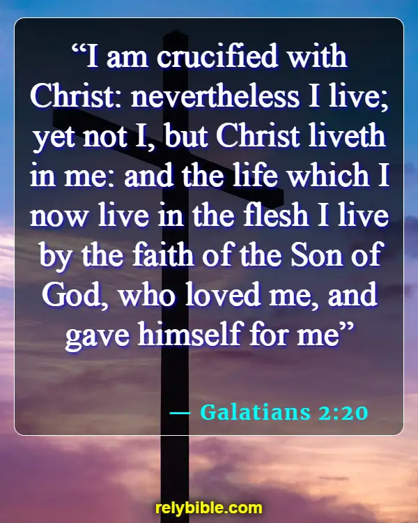 Bible verses About Self Awareness (Galatians 2:20)