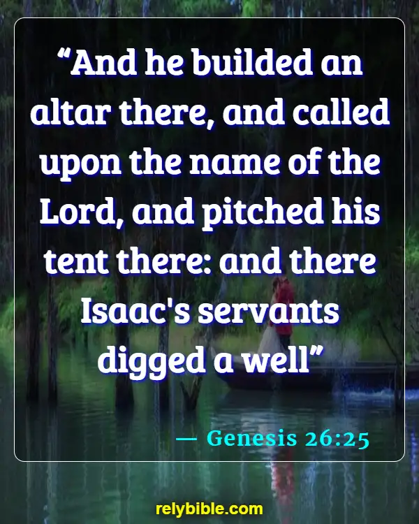 Bible Verse (Genesis 26:25)