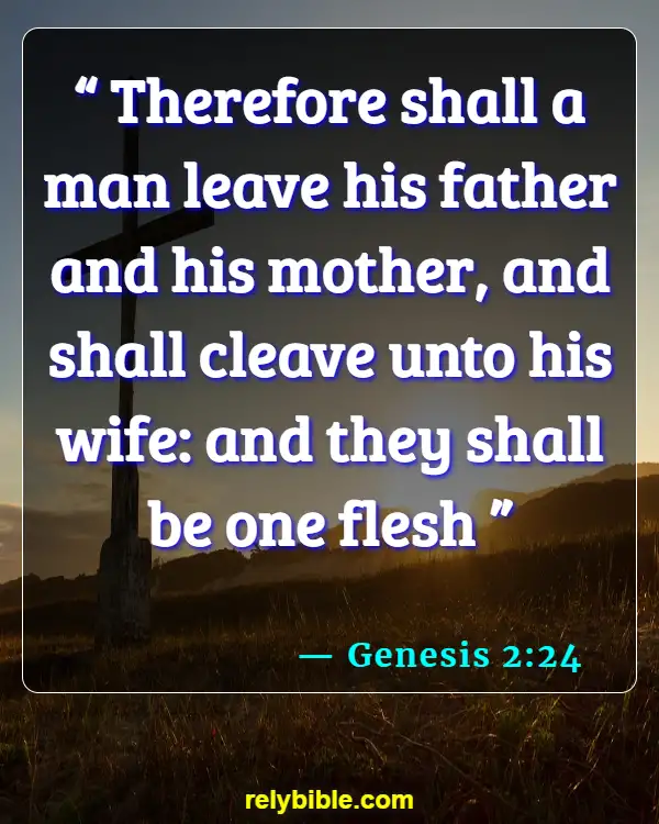 Bible verses About Black And White Marriage (Genesis 2:24)