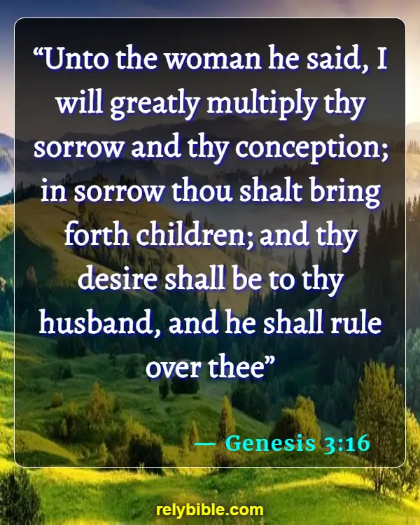Bible verses About Getting Pregnant (Genesis 3:16)
