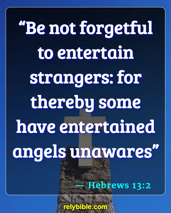 Bible verses About Praying To Saints (Hebrews 13:2)