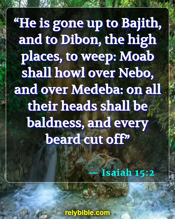 Bible Verse (Isaiah 15:2)