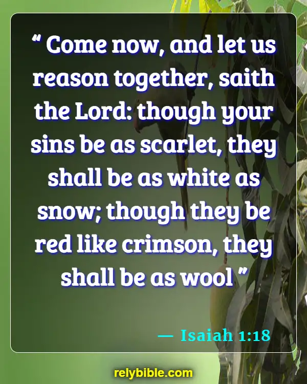 Bible verses About Ice (Isaiah 1:18)