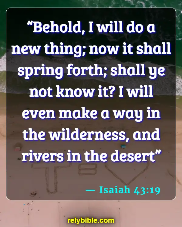 Bible verses About Looking Forward (Isaiah 43:19)