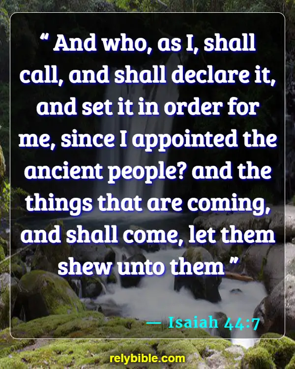 Bible Verse (Isaiah 44:7)