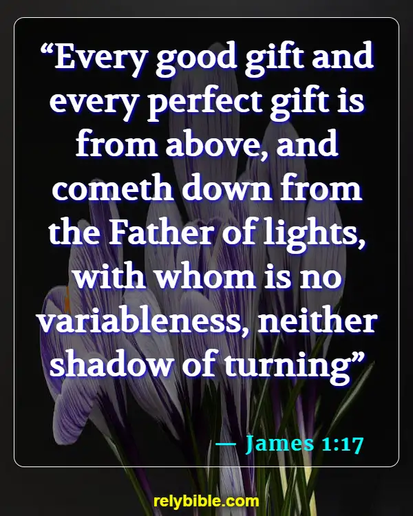 Bible verses About Birthdays (James 1:17)
