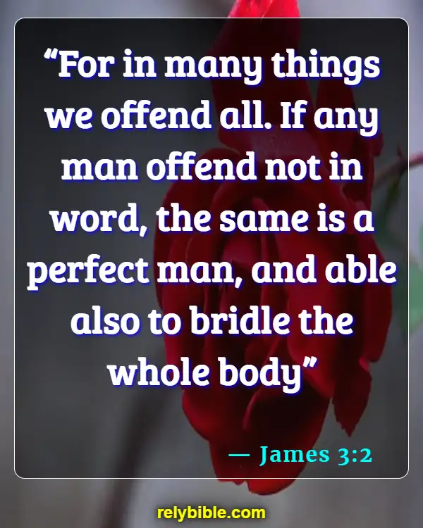 Bible verses About Being Whole (James 3:2)