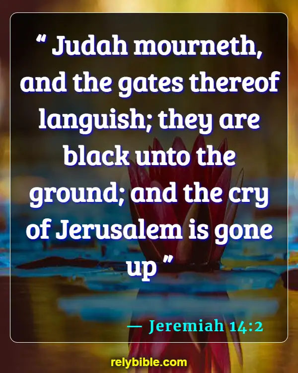 Bible Verse (Jeremiah 14:2)
