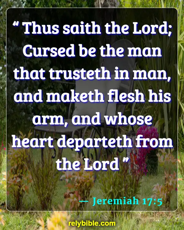 Bible Verse (Jeremiah 17:5)