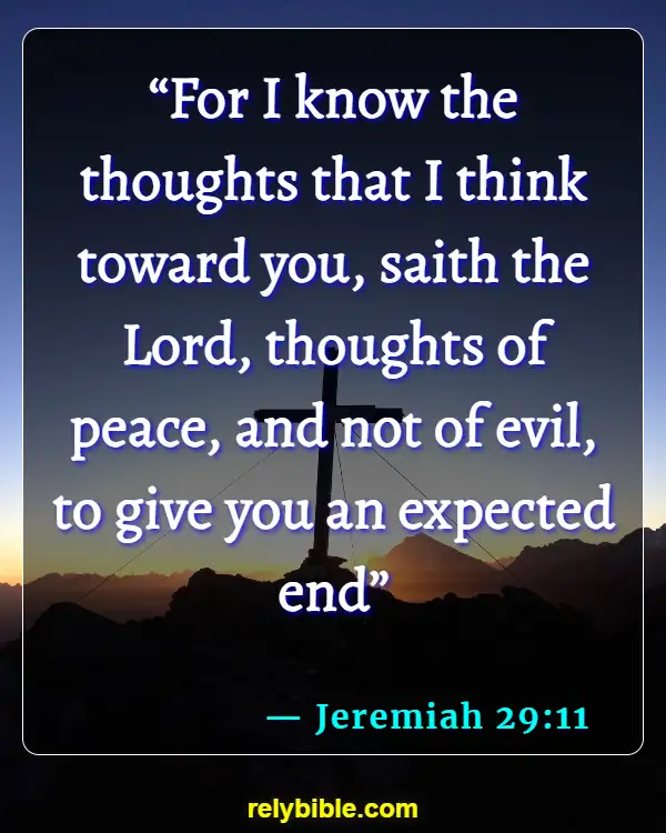 Bible verses About Looking Forward (Jeremiah 29:11)