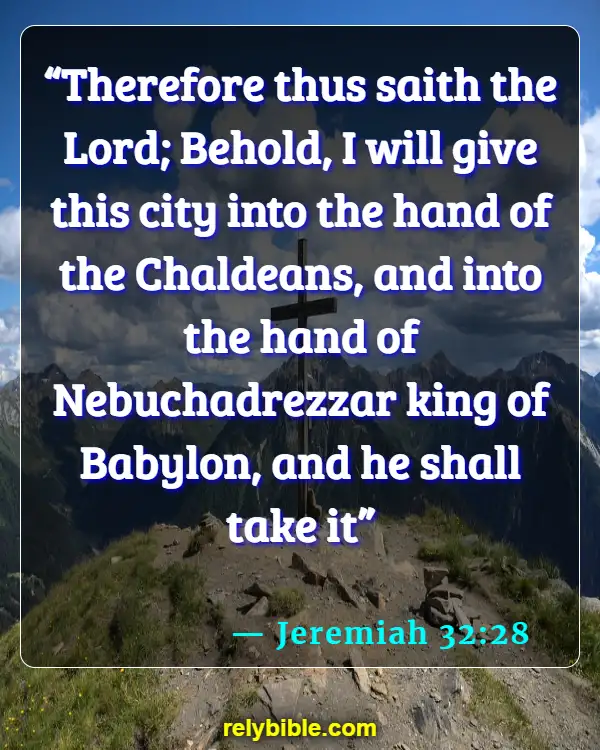 Bible Verse (Jeremiah 32:28)