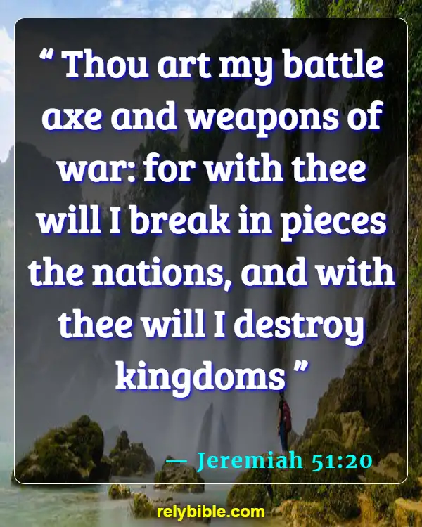Bible Verse (Jeremiah 51:20)
