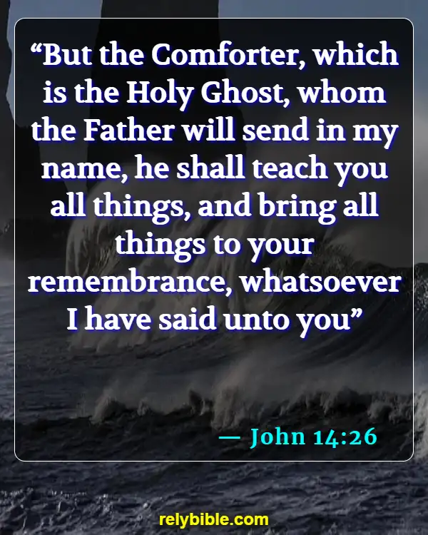 Bible verses About Following Instructions (John 14:26)