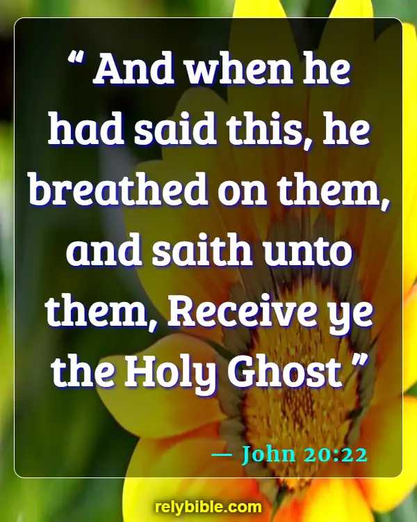 Bible Verse (John 20:22)
