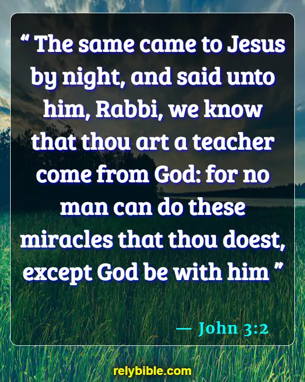 Bible verses About Jesus Love (John 3:2)